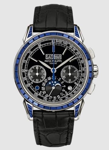 Replica Watch Patek Philippe 5271/11P-001 Grand Complications Perpetual Calendar Chronograph 5271P Sapphire